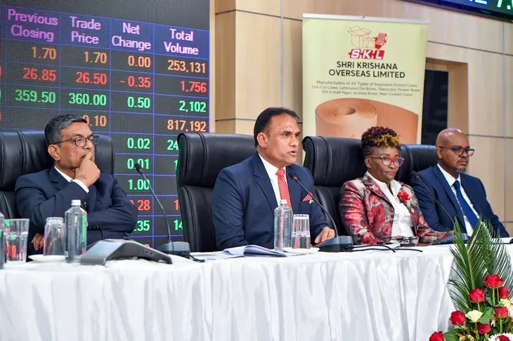 SKL Plc leadership at the company's first annual general meeting following its 2025 NSE listing
