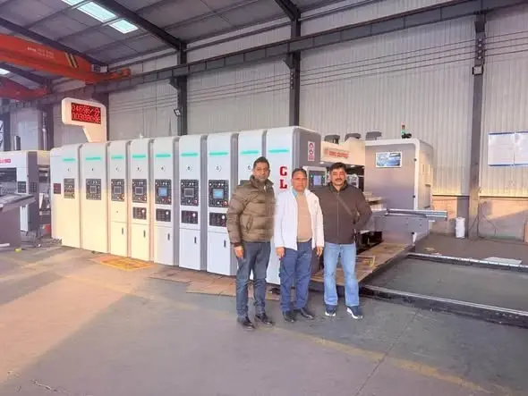 SKL business visit to China for corrugated box plant machinery inspection