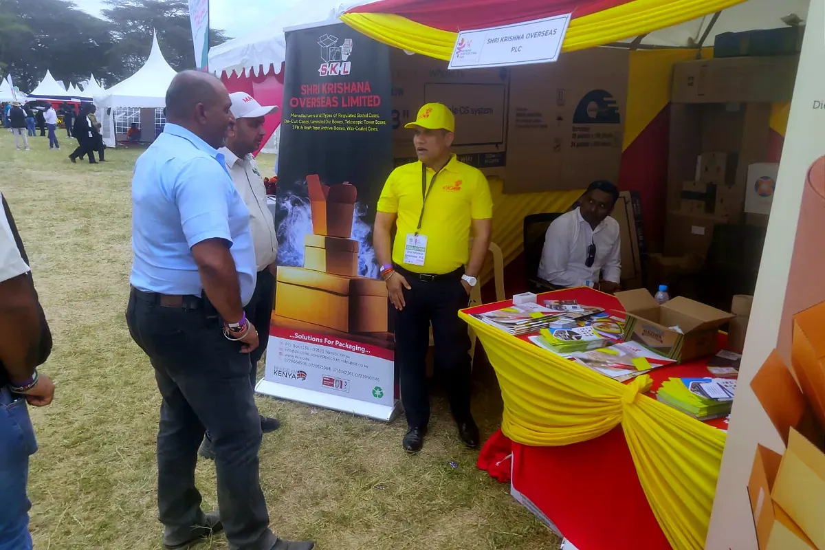 Visitors and SKL team at the Shri Krishana Overseas PLC stand at the Naivasha Horticulture Fair 2026 - 3