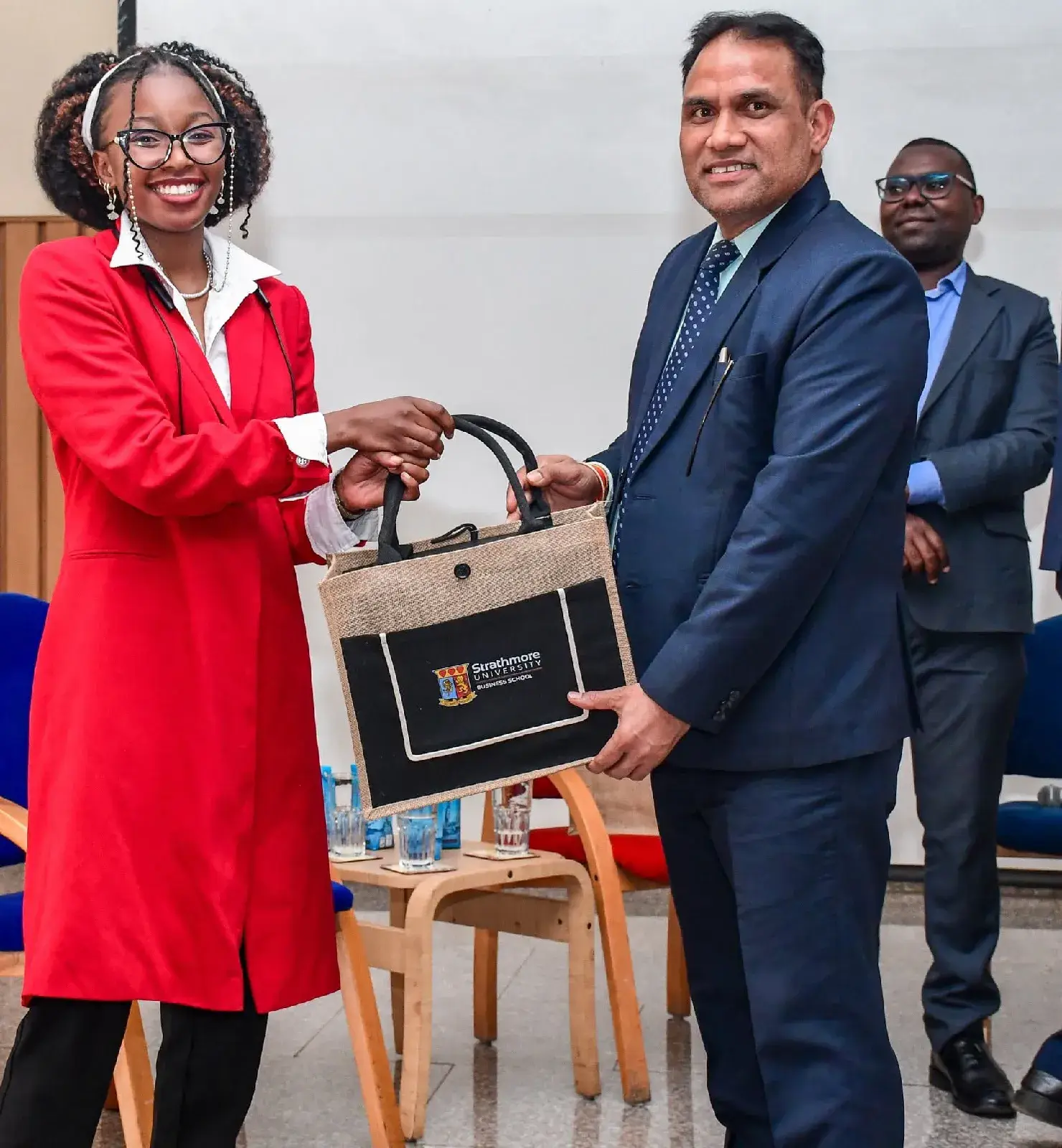 Dr. Sonvir Singh Chaudhary at Strathmore University Business School Alumni SMEs NSE Breakfast Dialogue