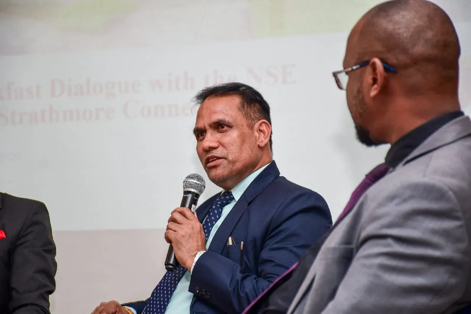Dr. Sonvir Singh Chaudhary at Strathmore University Business School Alumni SMEs NSE Breakfast Dialogue - 2